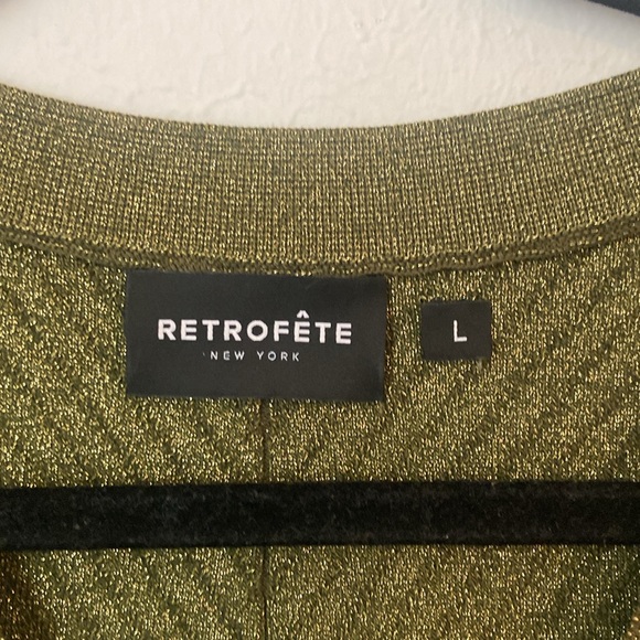 Retrofête Green Ellison Rob Knit Mini Dress - Picture 5 of 9